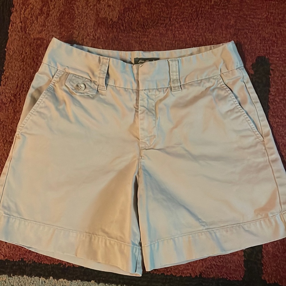 Womens‎ Eddie Bauer khaki Shorts Mercer Fit